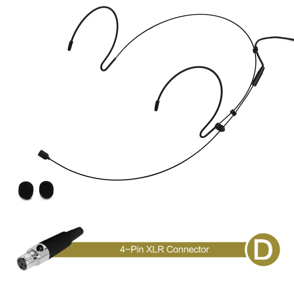 Headworn Microphone 3.5mm Plug Accessories Ear Hook Equipment For Shure Lightweight Wireless System 2.0V-10V.DC enlarge