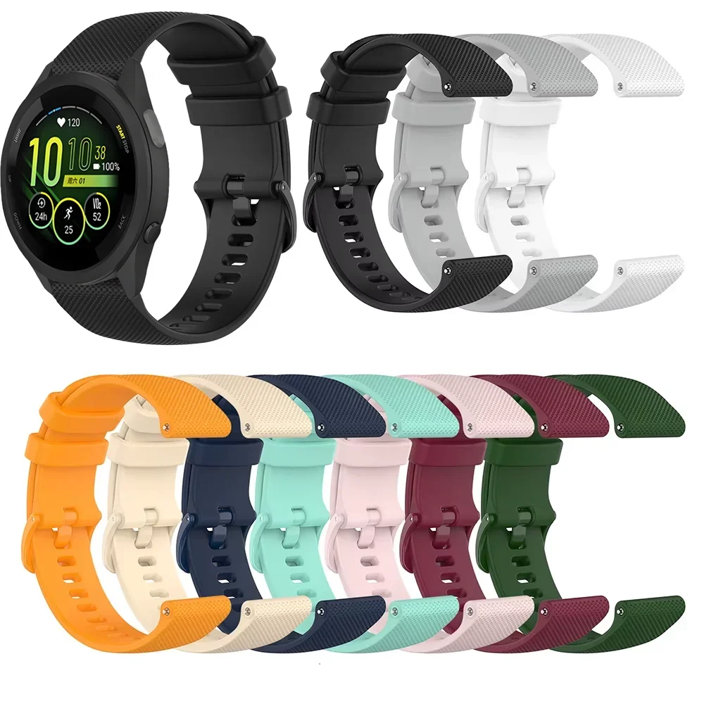 Мягкий силиконовый ремешок 20 мм 22 мм для Garmin Forerunner 570 170 70 265 965 165 55, браслет для Garmin Venu 43 Active 65 (art.: 3920dcb0dc4ab) - 3920dcb0dc4ab