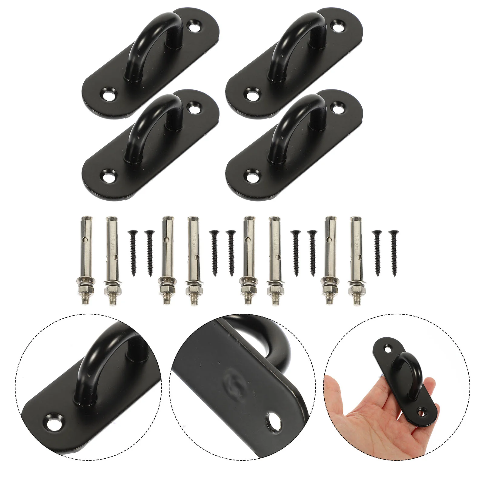 1 компл. гамак качели занавески крючки для тяжелых растений износостойкий