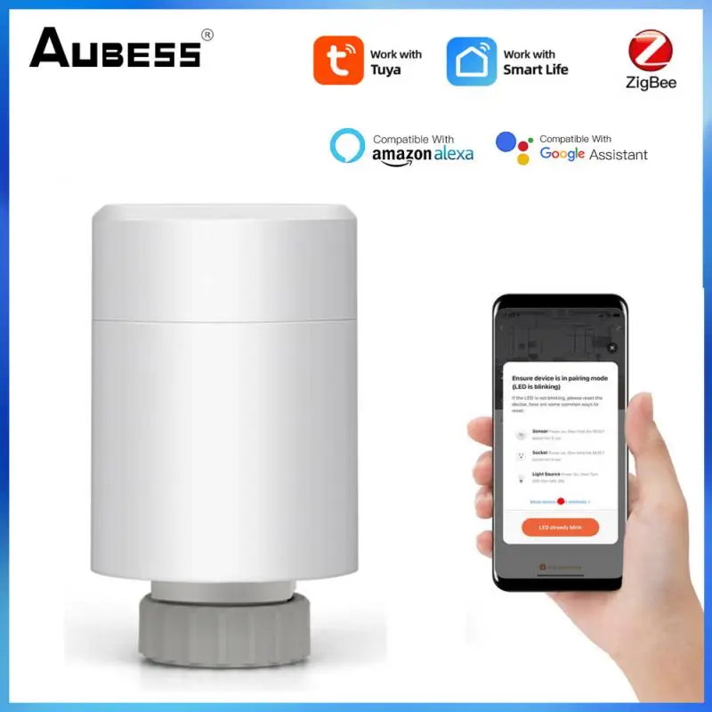 

Термостат ZigBee с регулятором температуры, умный мини-радиатор с управлением через приложение, Alexa Google Home