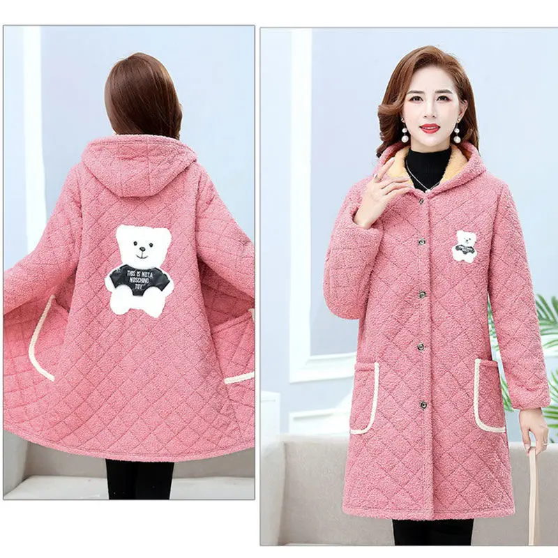 Winter Women's Cold Coat Parkas Super Hot Coats Jackets Harajuku Cheap Wholesale Women Clothes Korean Fashion Mid Length Top