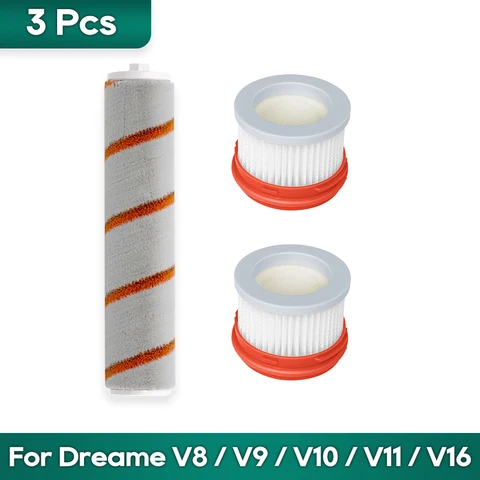 Sobib Xiaomi Dreame V11 V10 V10 V9 V9B V9D V9P V16 V8 V8 SOFT HARNI RULL HEPA Filtri asendamise lisaseadmete komplekt