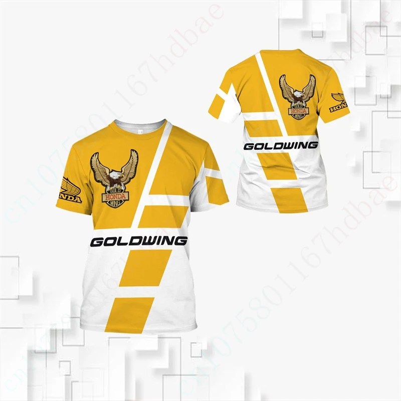 

Goldwing Casual T Shirt For Men Women Unisex Clothing Anime F1 T-shirts Quick Drying Oversized T-shirt Breathable Short Sleeve