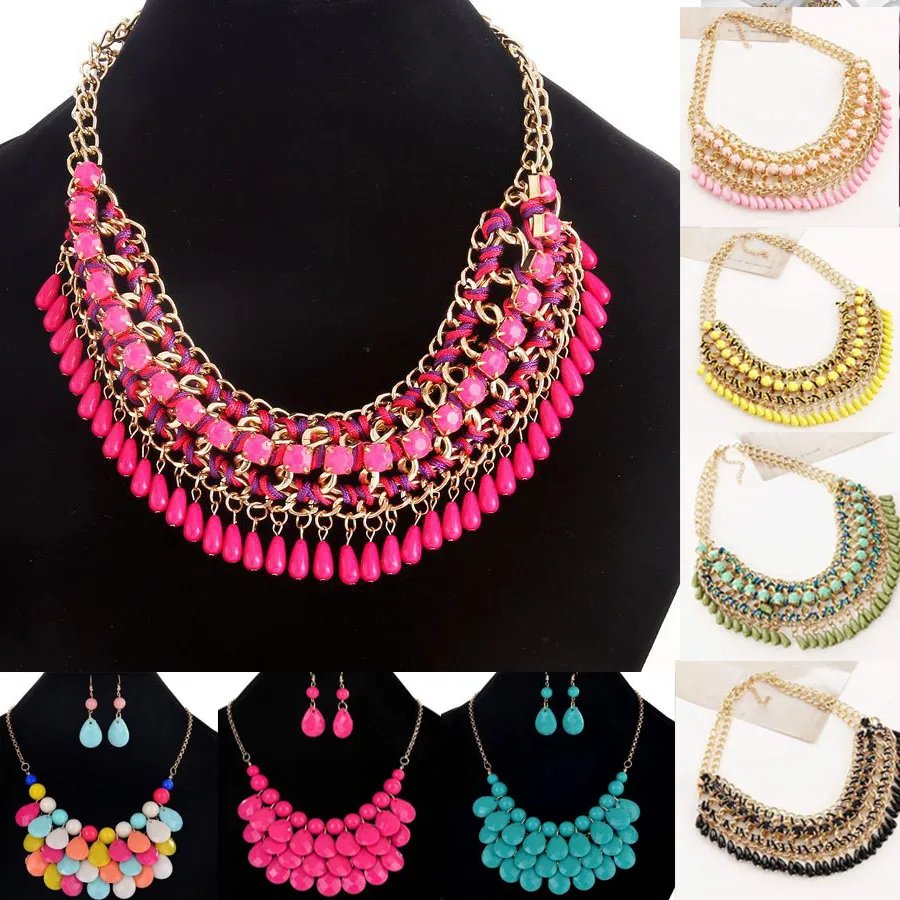 Благородное богемное ожерелье для женщин атмосферные ожерелья и подвески