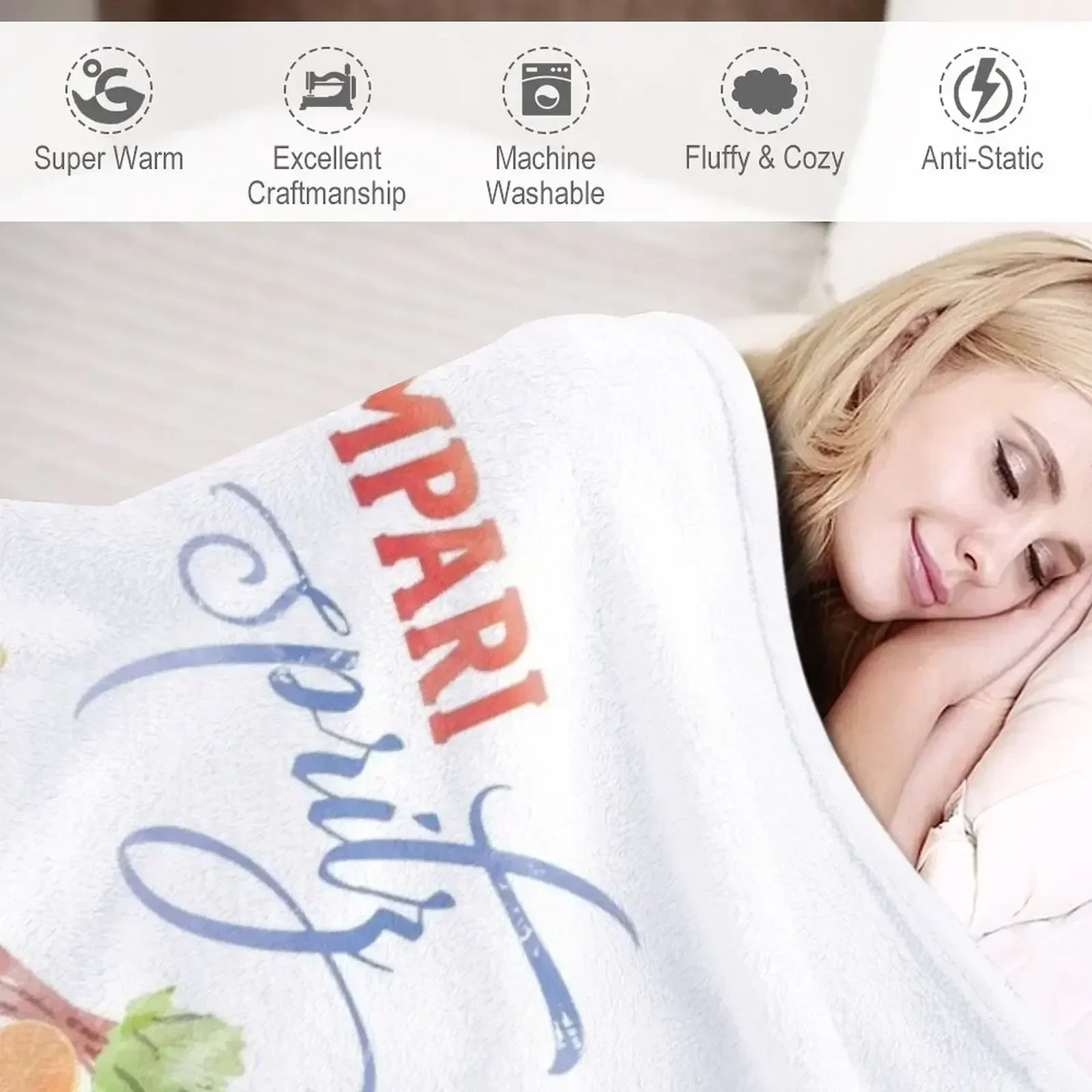 Акварельное одеяло Campari Spritz утяжеленная кровать плед очень большое