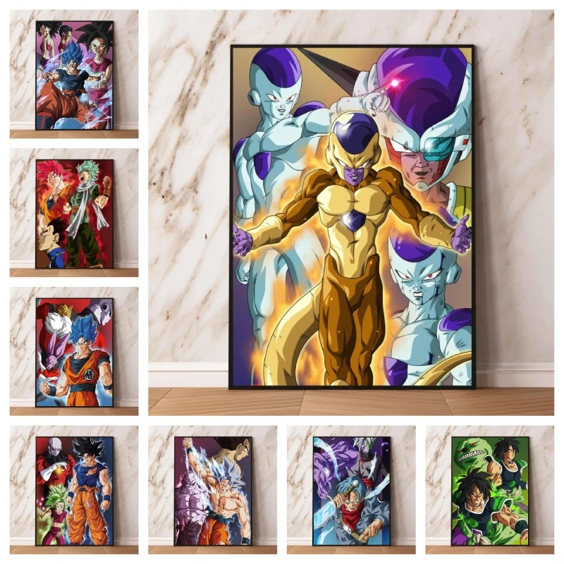 

Posters and Prints Dragon Ball Goku Friends Gifts Wall Decoration Modern Home Decorative Modular Painting Picture High Quality