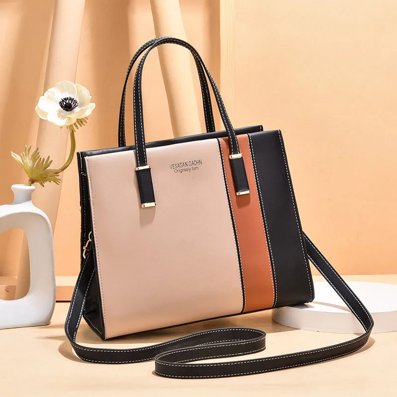

High Quality Soft Handbags for Women Luxury Designer Shoulder Bags Ladies Vintage Totes Brand Bucket Bag Fashion Female Handbags