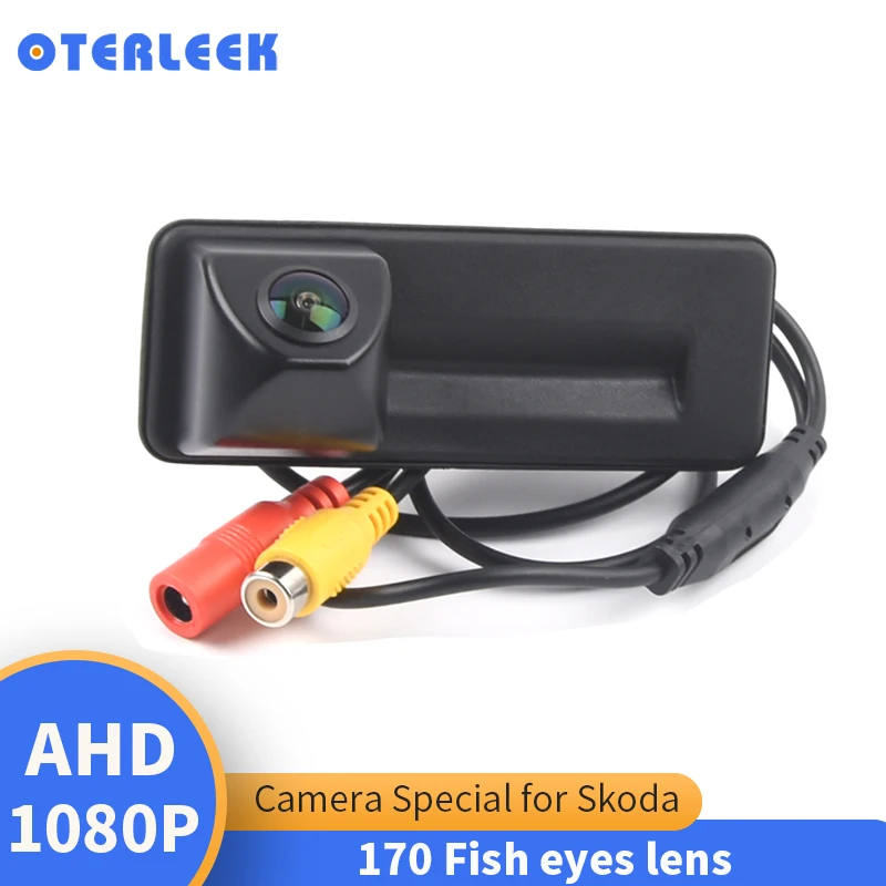 AHD 1080P широкий угол обзора 170 ручка багажника камера для Skoda Roomster Octavia Yeti Superb для Skoda Octavia II 2 AHD 1080P широкий угол обзора 170 ручка багажника камера для Skoda Roomster Octavia Yeti Superb для Skoda Octavia II 2