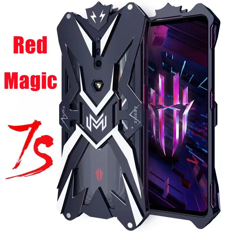 

Металлический корпус Fundas алюминиевый чехол для ZTE Nubia Red Magic 7 7S Pro Чехол Armor нержавеющая Противоударная крышка для ZTE Nubia RedMagic 7
