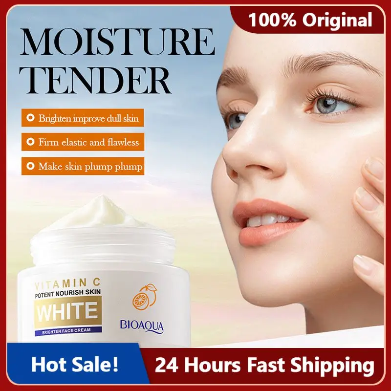 

Уход за кожей Bioaoua отбеливающий витамин увлажняющий и увлажняющий крем для лица Уход за лицом продукты для ухода за лицом простой крем