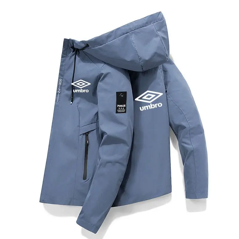 

Umbro 2023 Bomber Jacket Men's Wind Proof Zipper Jacket Spring and Autumn Casual Work Jacket Fashion Sports Jacket