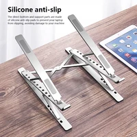 tablet notebook stand table cooling pad adjustable laptop stand aluminum for macbook foldable laptop holder