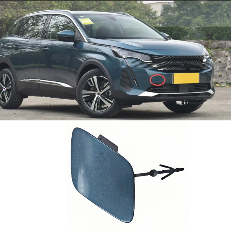 

9810867877 9815338977 Подходит для Peugeot 3008 4008 5008, оригинальная передняя крышка прицепа, бампер, декоративная крышка бампера