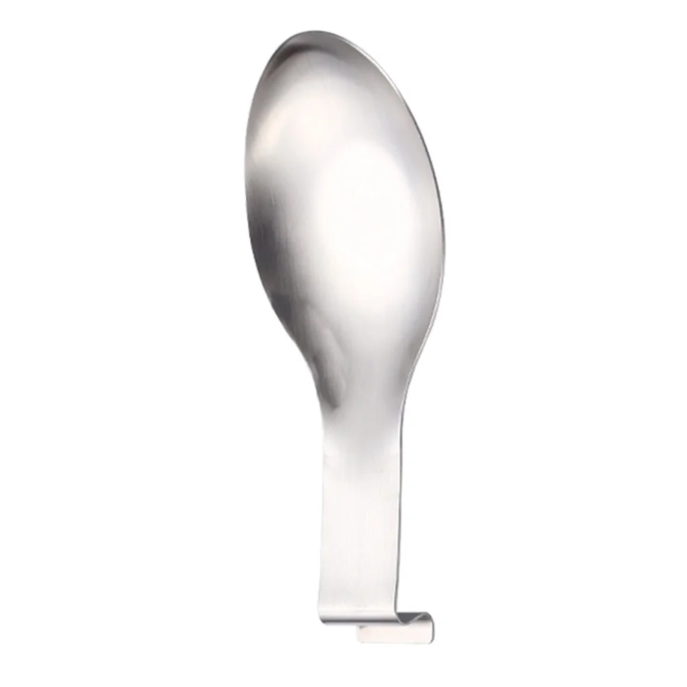 

Household Spoon Holder Stainless Steel Spoon Rest Multipurpose Ladle Spoon Holder for Restaurant Hotel