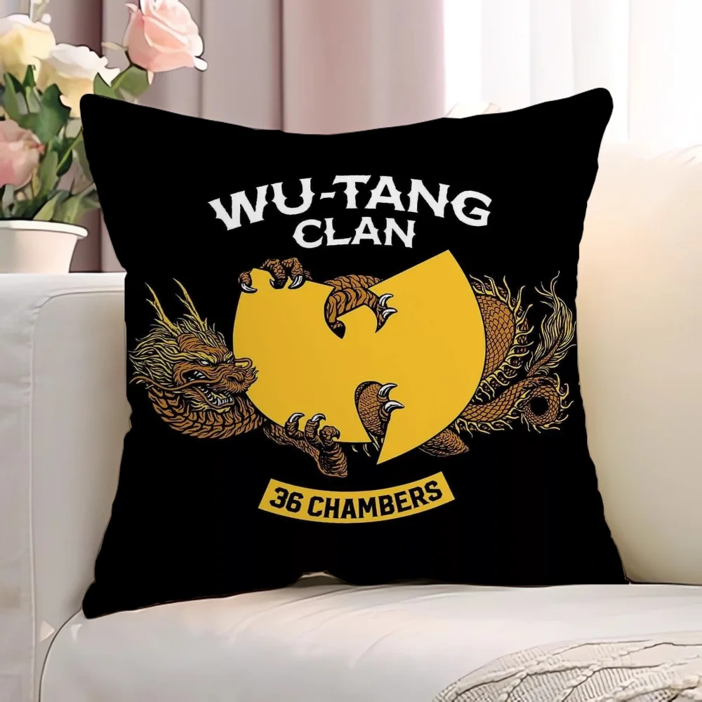 W-wu T-Tang Clan Style Декоративная Наволочка Короткая Плюшевая Квадратная Для Дивана И