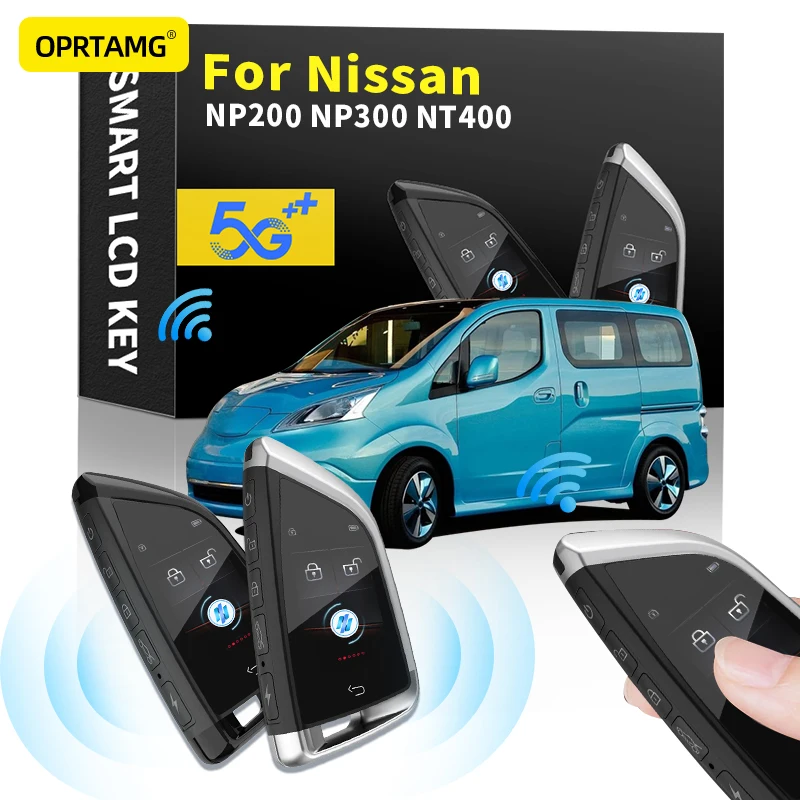 

Car Smart Remote Control Key LCD Display for Keyless Smart Key For Nissan NP200 NP300 NT400 2000 2001-2018 2019 2020 2021 2022
