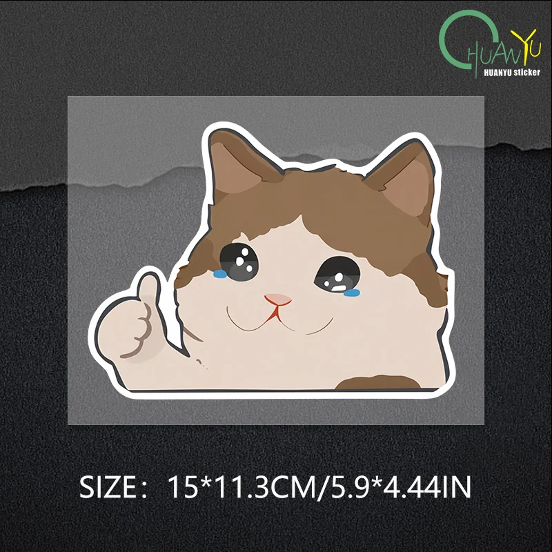 

Светоотражающие Автомобильные Наклейки С Мультяшным Дизайном Кота, Декоративные Стикеры Для Лобового Стекла И Задней Панели