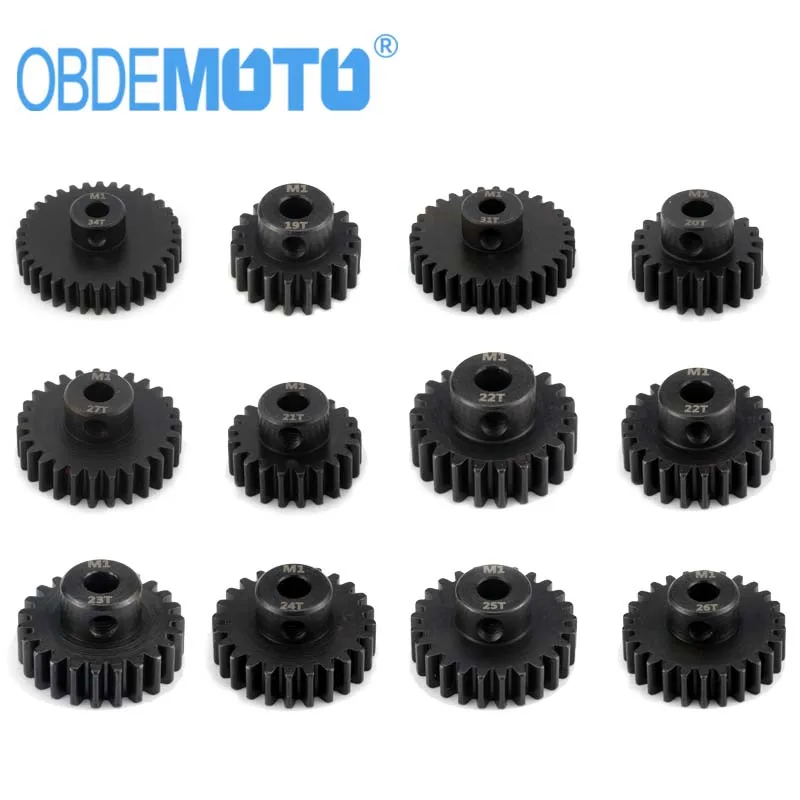 

M1 Motor Gear 5mm metal Pinion 11 12 13 14 15 16 17 18 19 20 21 22 23 24 25 26 27 28 29 30 31 32 33 34T for RC 1/10 1/8 1/5 Car