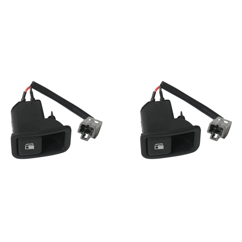 

2X Black Fuel Tank Cap Fuel Gas Door Release Switch For Hyundai Santa Fe 2007-2009 93555-2B000WK