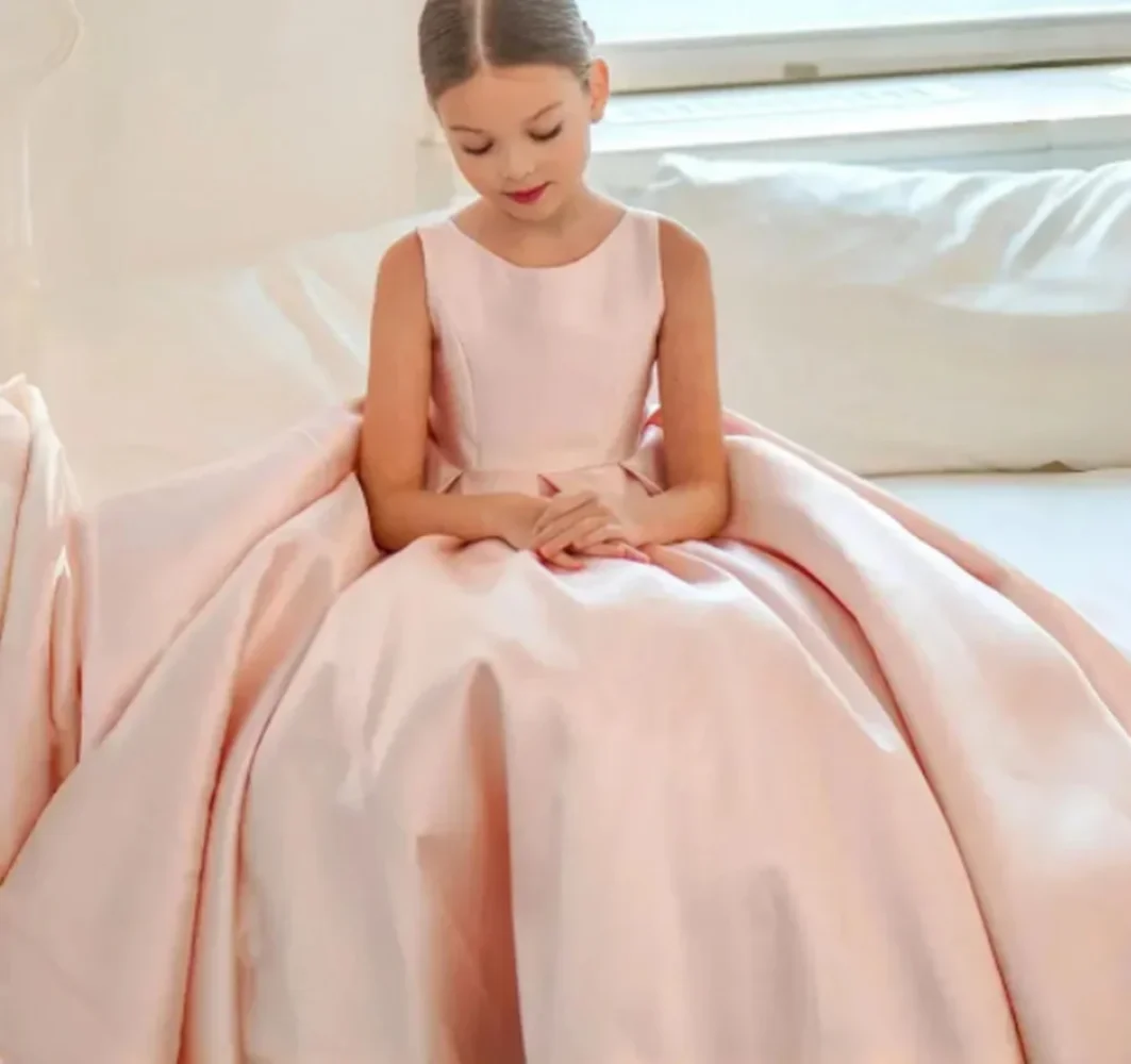 Детское платье с блестящими блестками для девочек