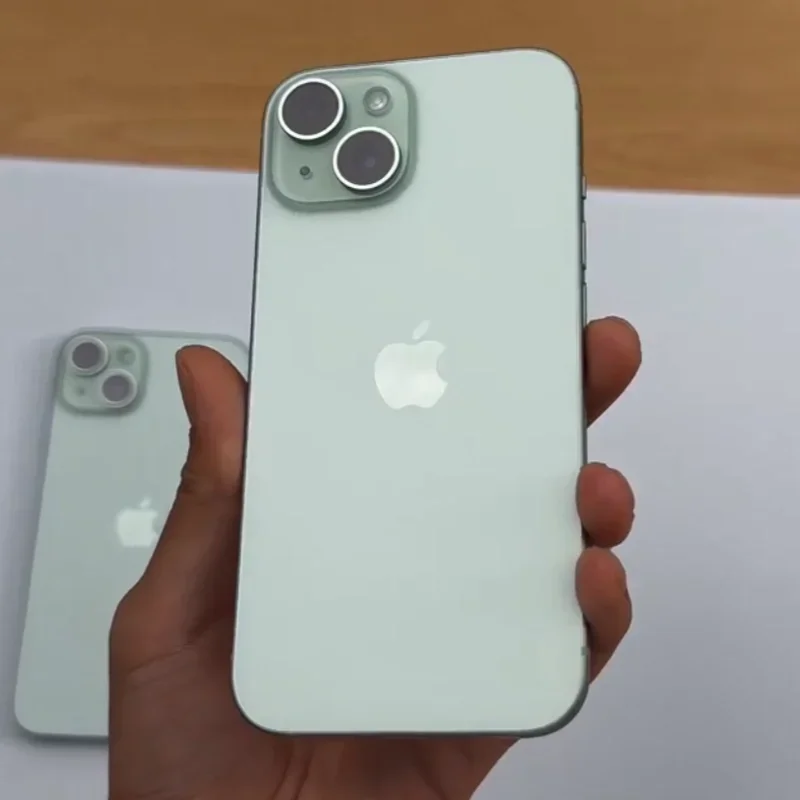 Фото Оригинальный Apple iPhone 15 Physical SIM 6 ГБ ОЗУ 128 ГБ/256 ГБ ПЗУ IOS 6,1 'OLED Face ID NFC A16, используемый мобильный смартфон iPhone15 №2