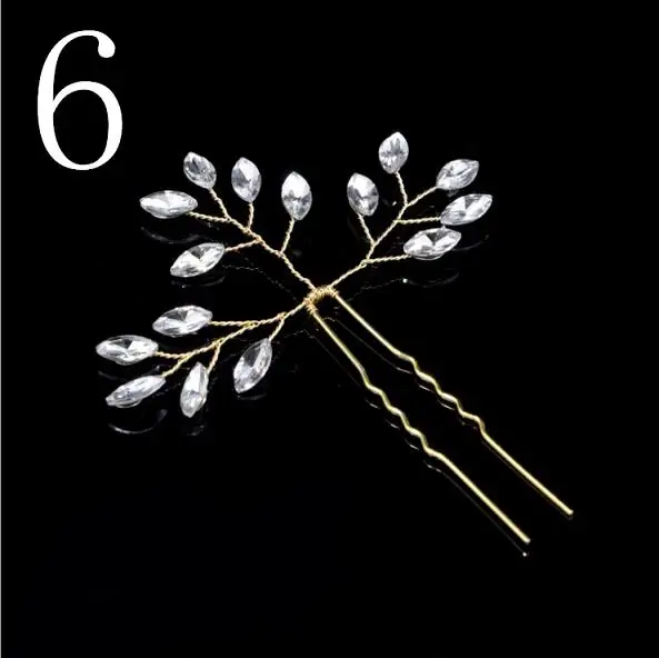 Женская заколка для волос с искусственным жемчугом и стразами