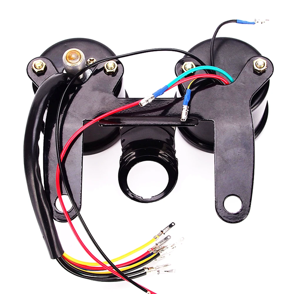 Мотоциклетный черный одометр спидометр и тахометр с кронштейном для Yamaha SR XV RX Cafe