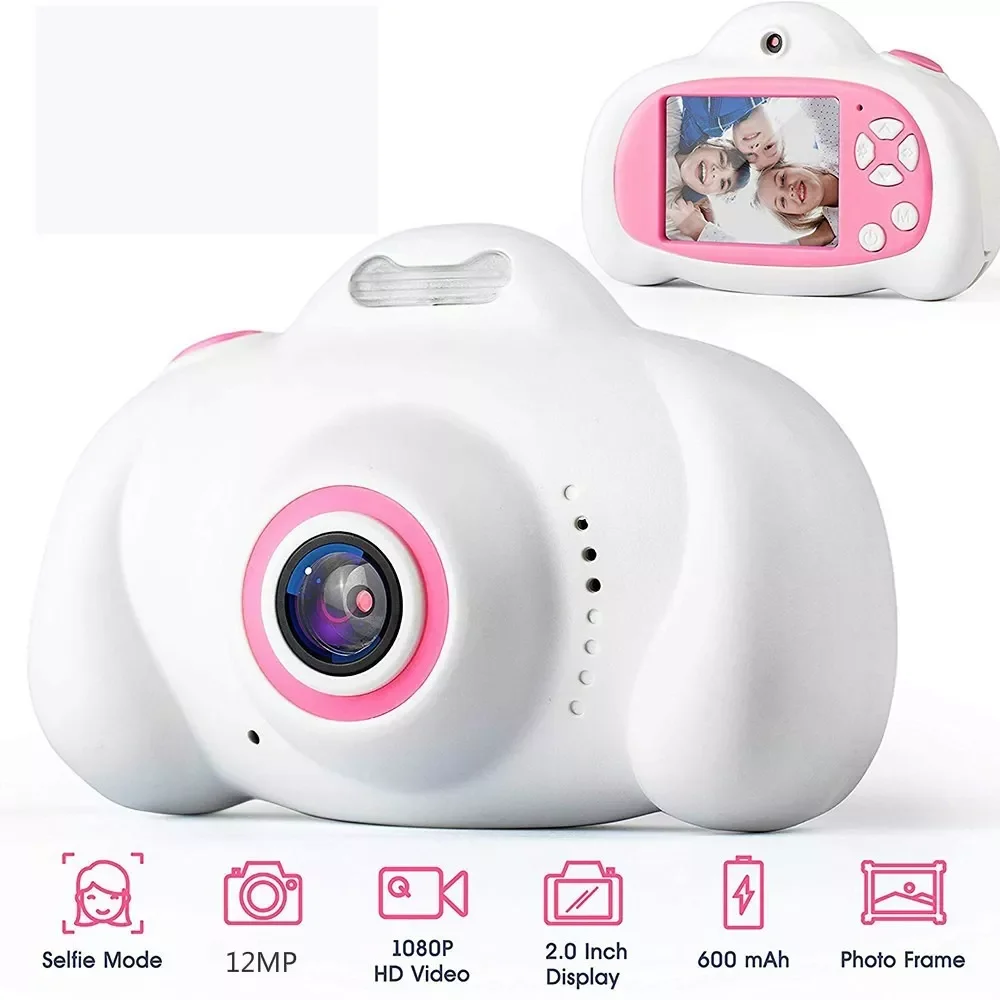 

NEW Toys Camera Mini 2.0 inch IPS Screen Children Kids Camera 1080P Video Recorder Flash Photo 12MP Camcorder Gift