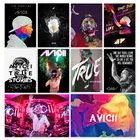 Avicii DJ музыкальная серия проигрыватель Пробуждениеночьуровни Абстрактная Картина на холсте настенные постеры для спальни декор дома и бара