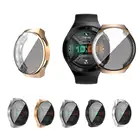 Силиконовый чехол для Huawei Watch GT 2E, аксессуары для часов, защитный чехол с полным покрытием для Huawei Watch GT 2E, розовое золото, черный цвет
