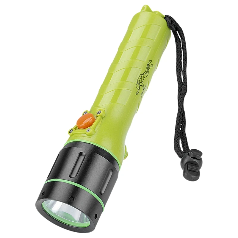 

The Built-In Battery Of The Diving Torch Is Used For Diving Exploration Rescue Disaster Prevention Camping Etc