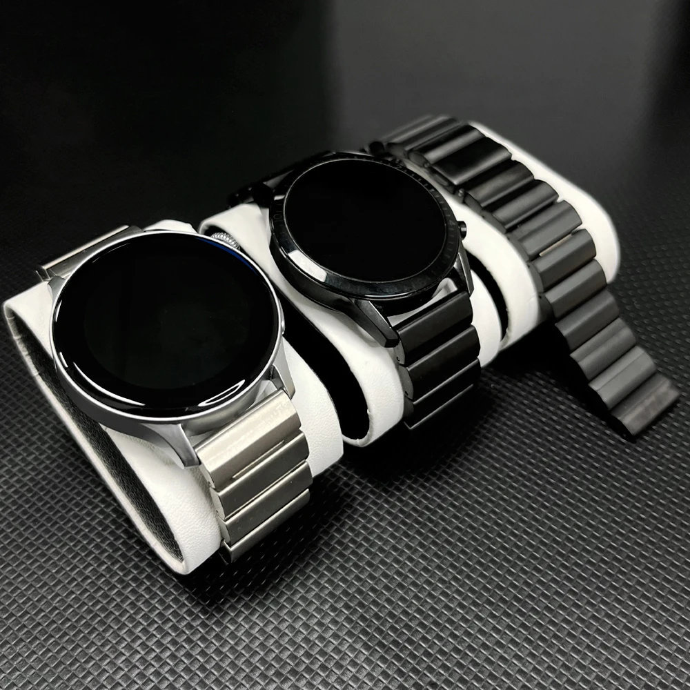 22mm Titanium Band for Samsung Watch3 45mm Galaxy Watch 46mm Men Strap for Huawei Watch Ultimate GT2/3 Pro Replacement Bracelet