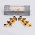 Оригинальные винтажные тюнеры для гитары Grov-e-r золотого цвета, 1 комплект
