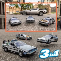 3in1 1872pcs time machine supercar back to the future fit 10300 model building kit block bricks children toys kid gift