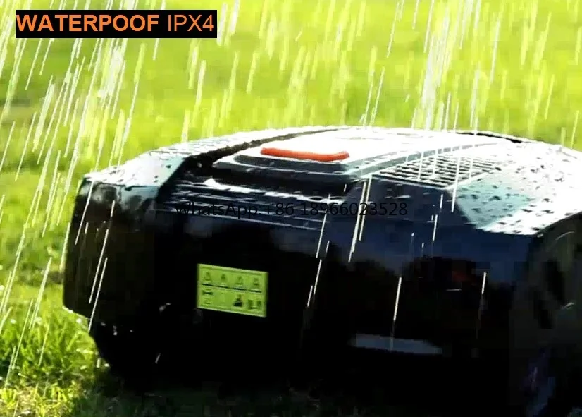 Роботизированная газонокосилка для травы Газонокосилка 4-оборотные лезвия