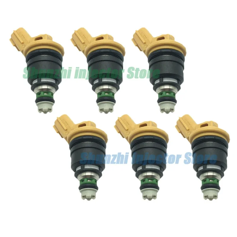 6 шт. топливная форсунка для N Viss 300ZX Z32 RB25DET VG30DETT SR20DET KA24 550CC OEM:16600-RR543 16600R543 16600 RR543