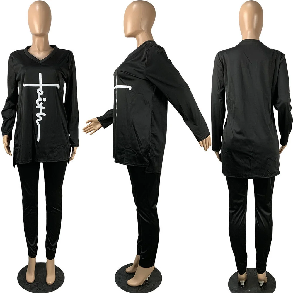 Plus Size Sets Fall Clothes for Women Two Piece Outfits Loose Top Pants Casual Tracksuit Jogging Suits Wholes 3xl 4xl 5xl 6xl