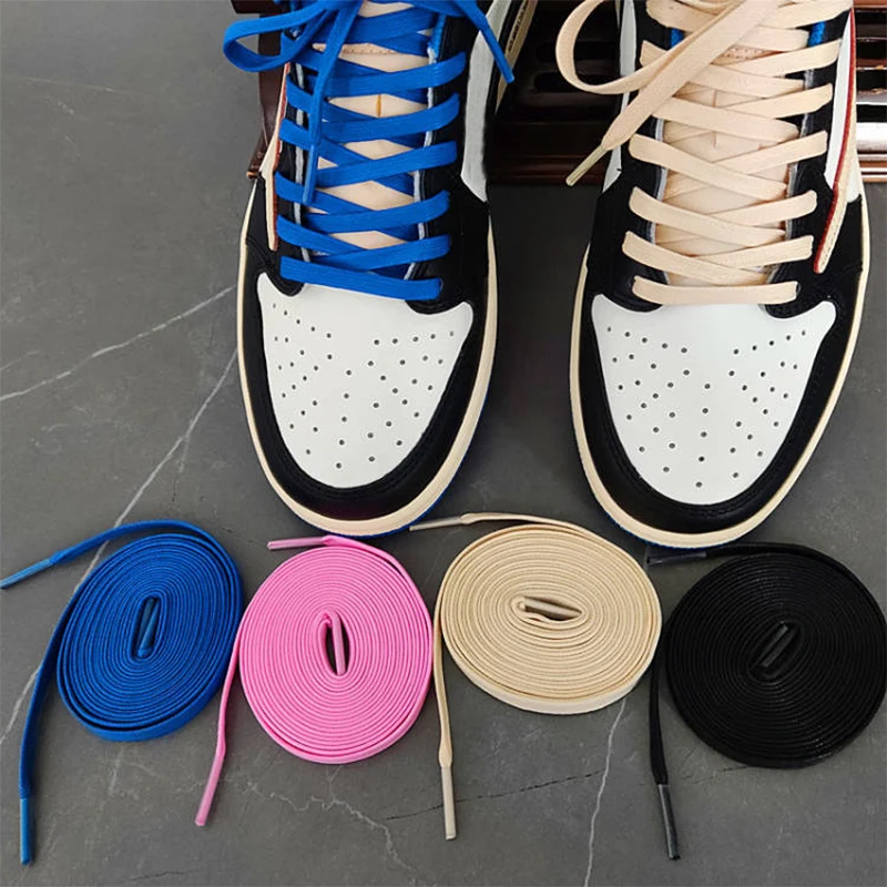 

Colorful Shoelace Blue Pink Black Beige AJ/AF Sneaker Women Men Adult Shoestring Leisure and All-match Shoe Laces Accessories