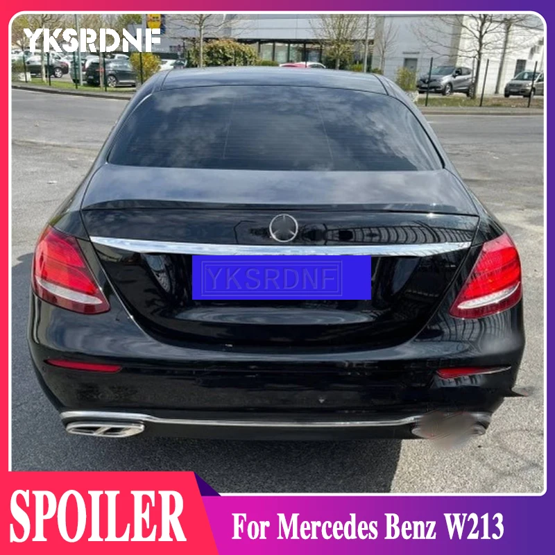 

Спойлер для Mercedes Benz W213 2016 2017 2018 2019 E-class E200 E300 E320 E63 высококачественный спойлер из АБС-пластика для заднего крыла автомобиля