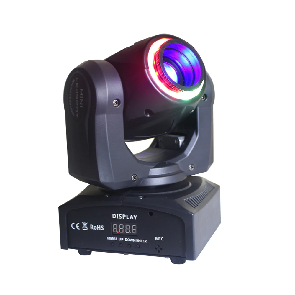 

Светодиодный точечный светильник 30 Вт Gobo/узор вращающийся ручной фокус с контроллером DMX для DJ домашнее оборудование для дискотеки