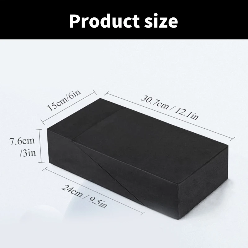 Приседания с поднятой пяткой на танкетке Блок Носилки для икр рампе Наклонная