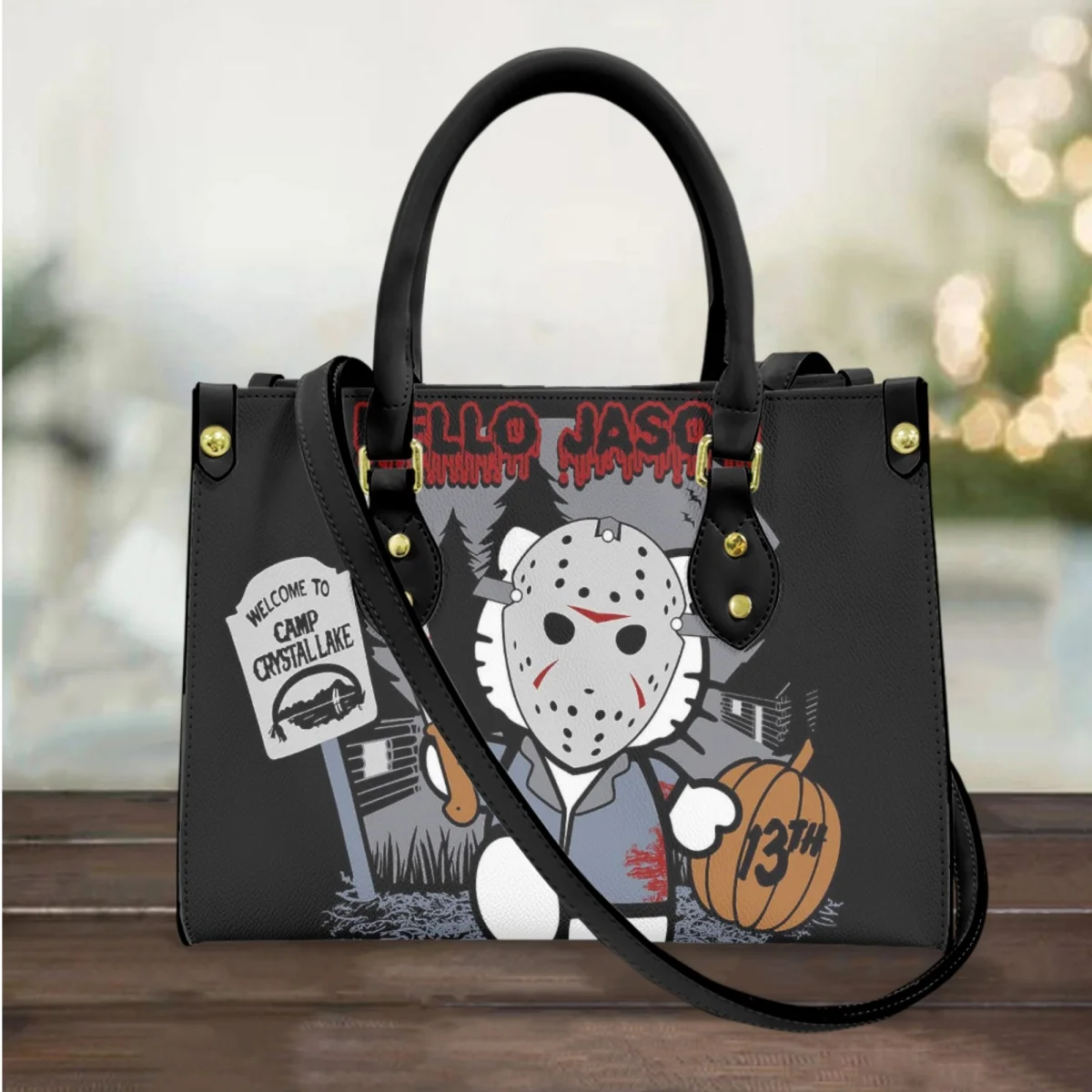 

Women's Shoulder Bags Horror Friend Adjustable Tote Bags Female Commuter Hand Bag for Teenagers Girls Utility Bolsos De Mujer