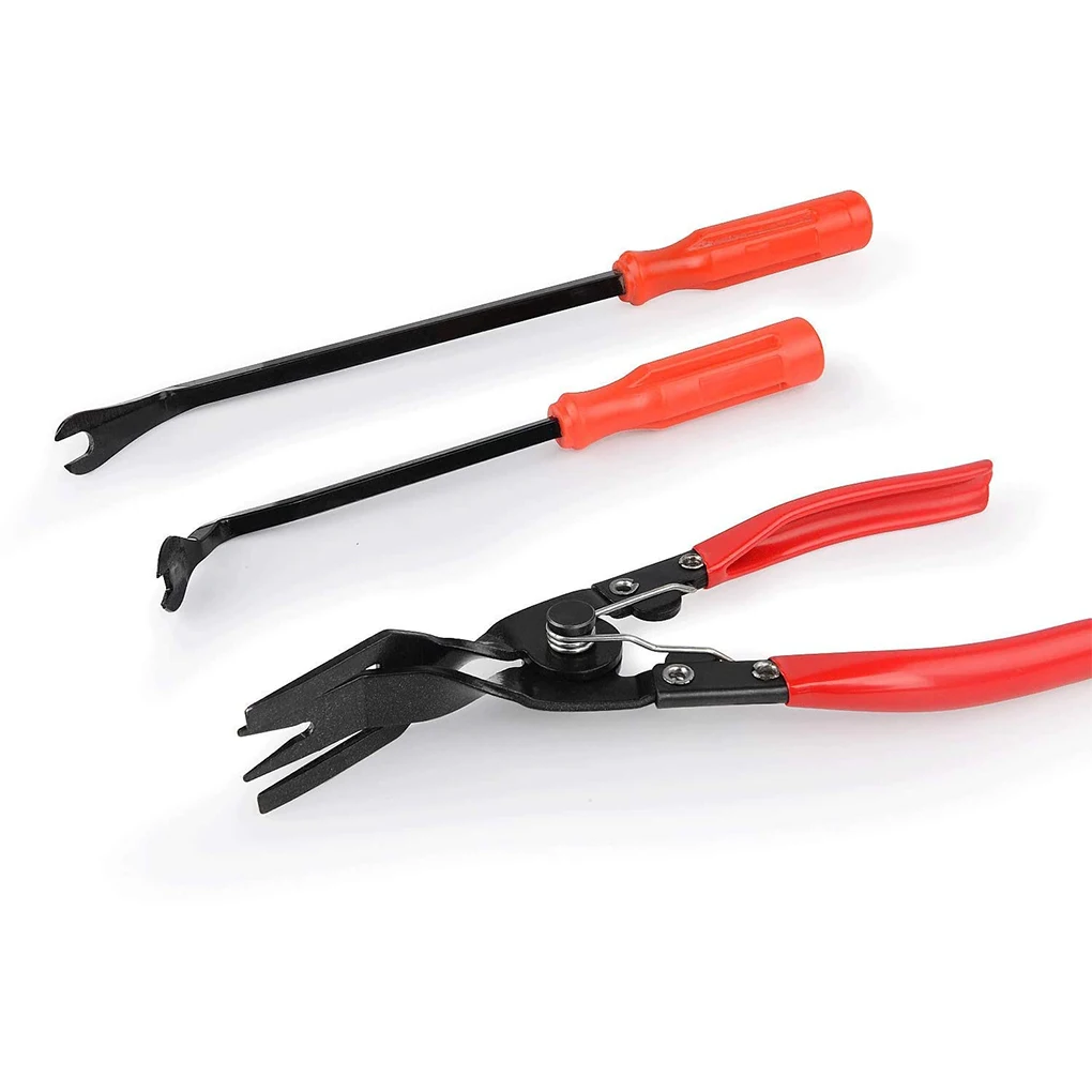 

1 Set Auto Prying Tools Useful Sturdy Practical Pry Tool Kit Multipurpose Wear-resistant Helpful Vehicle Components