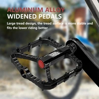 1 pair bicycle pedal aluminum alloy bearings mtb mountain road bike bearing pedal ultralight anti slip bicycle footrest parts