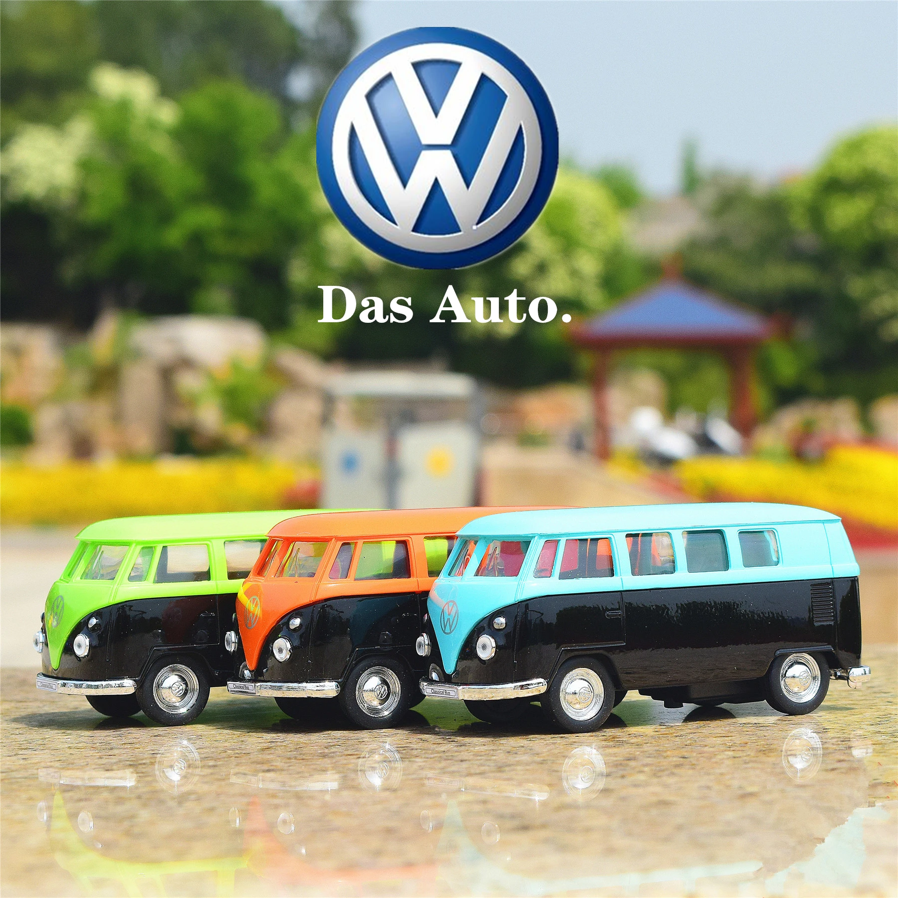 WELLY масштаб 1:36 Volkswagen 1963 T1 автобус литый под давлением коллекционный автомобиль