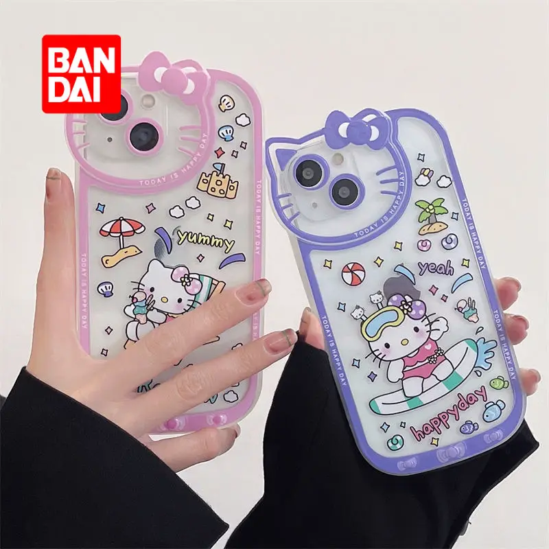 

Bandai Disney Lens Protective Phone Case for iPhone 13 13Pro 12 12Pro 11 Pro X XS Max XR 7 8 Plus Cartoon Cover Kawaii Fundas