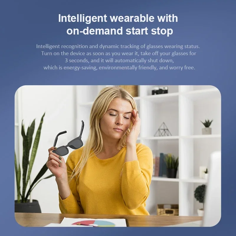 Фото G06 умные музыкальные солнцезащитные очки, наушники, беспроводная Bluetooth-гарнитура, HIFI звуковые наушники, очки для вождения, громкая связь №5