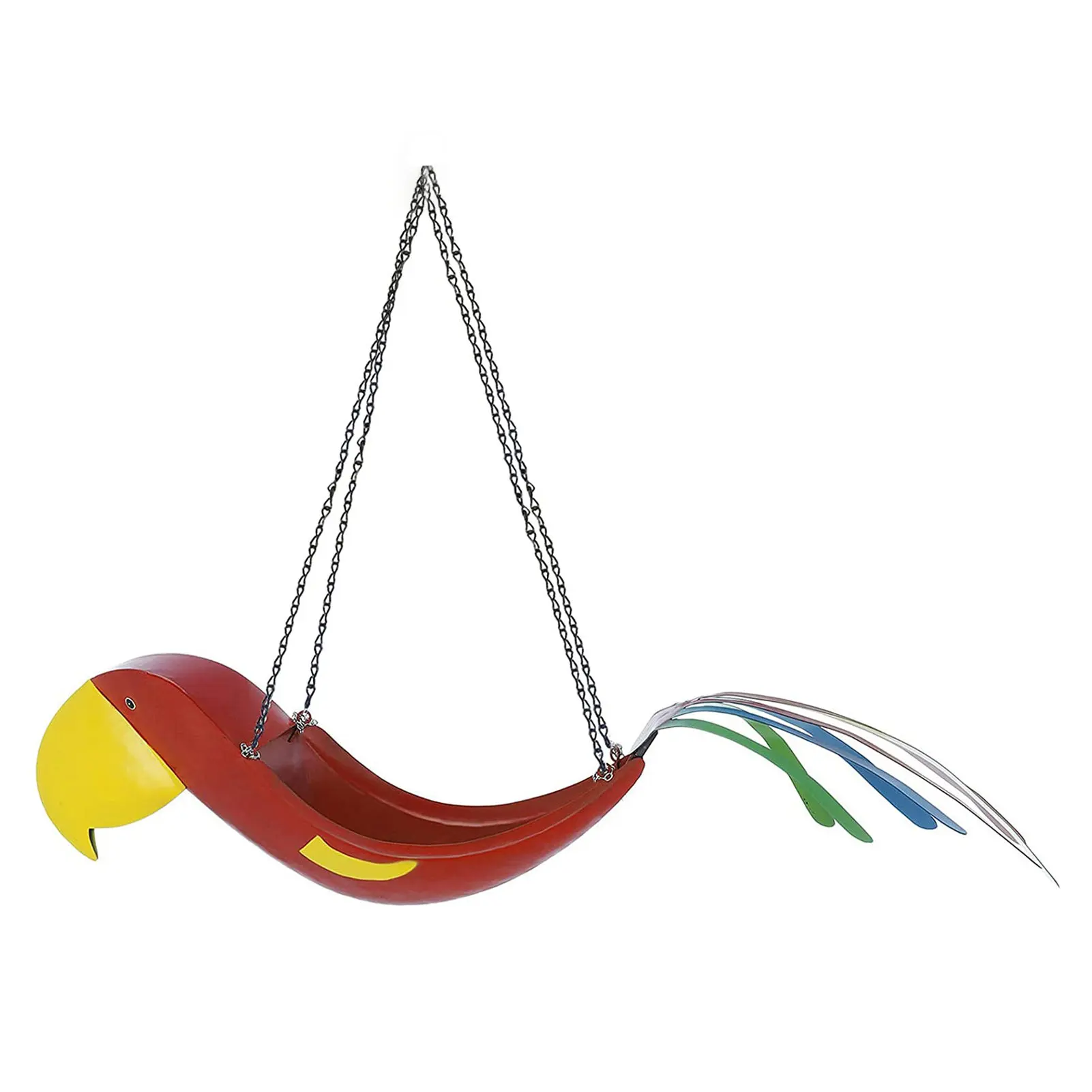 

Подвесной горшок для имитации летающего попугая, инновационный металлический Металлический горшок для животных, летающий попугай, цветочн...