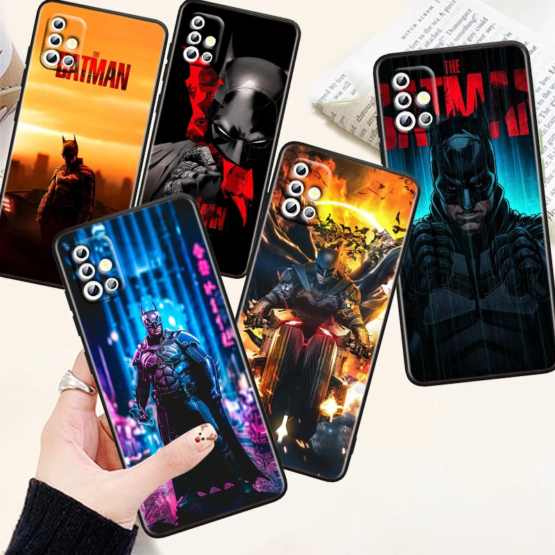 

Fashion Cool Batman Heroes Phone Case For Samsung A73 A72 A71 A54 A53 A52 A51 A42 A33 A32 A23 A22 A21S A13 A04 A03 5G Black