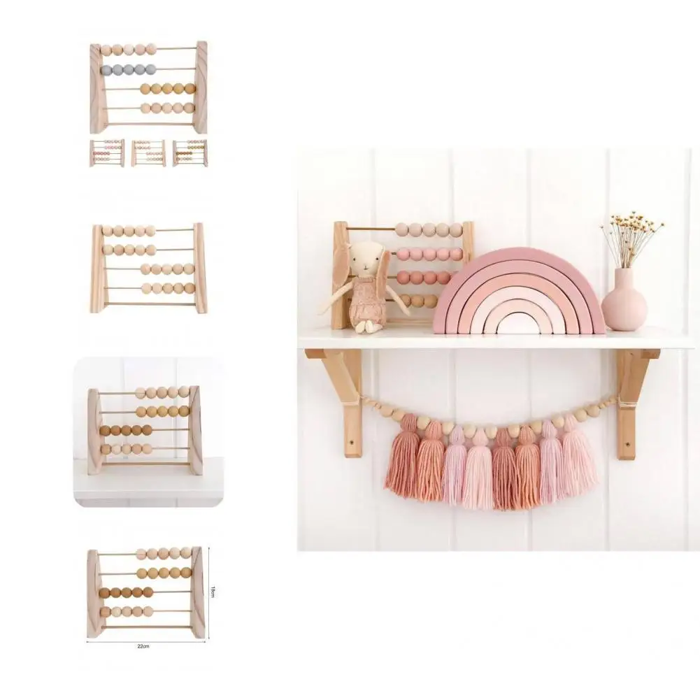 

Novelty Fadeless Widely Used Baby Wooden Abacus Stable Base Baby Wooden Abacus for Indoor Wooden Abacus